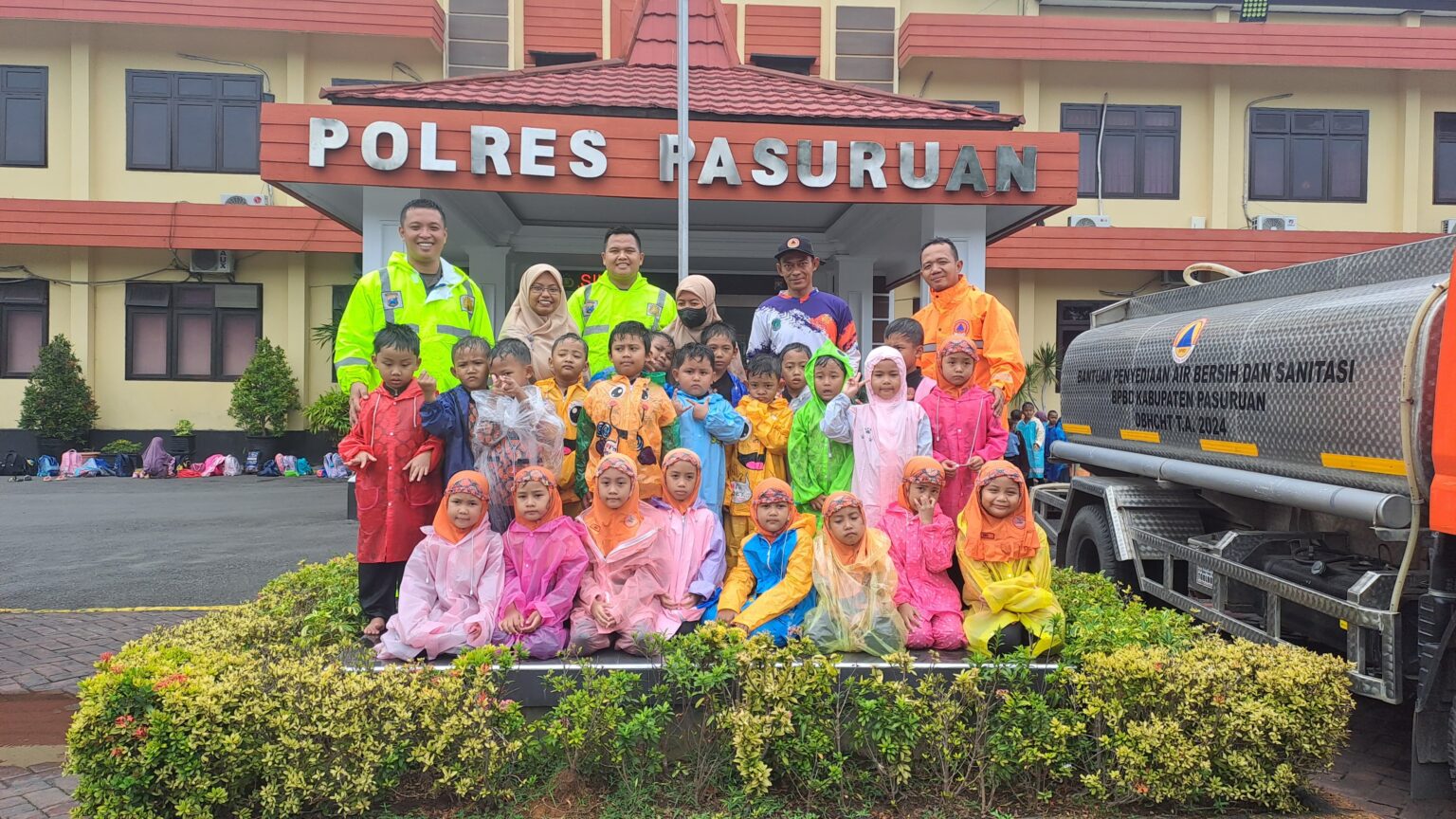 Satlantas Polres Pasuruan Gelar Polsanak, Ajarkan Anak Tertib Lalu Lintas Sejak Dini