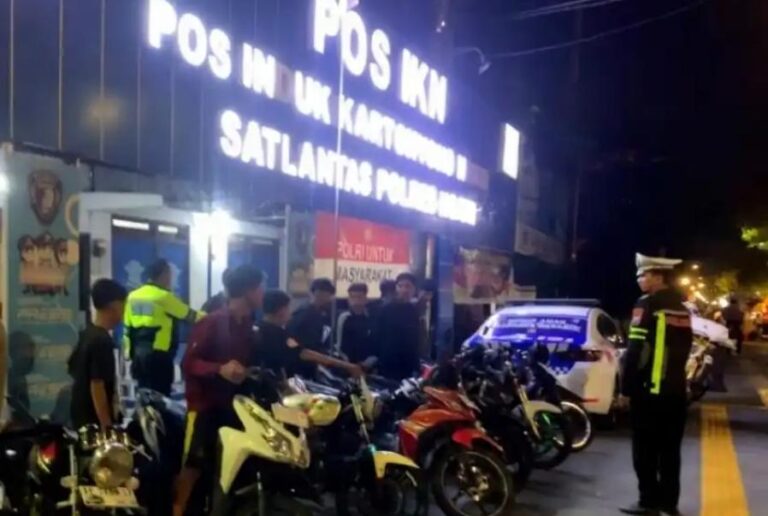Polres Ngawi Tingkatkan Patroli Malam, Tindak Balap Liar dan Kendaraan Tak Sesuai Spektek*