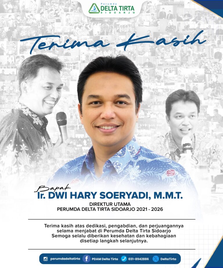Purna Tugas, Dwi Hary Soeryadi Sampaikan Terima Kasih atas Amanah Memimpin Perumda Delta Tirta*