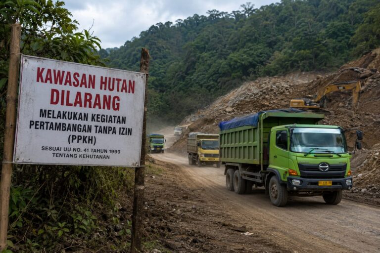 Terobos Hutan Lindung Tanpa PPKH, CV Melangkah Maju Diduga Cuci Dokumen Tambang: APH Diminta Usut Rantai Pasok ke Pabrik Semen