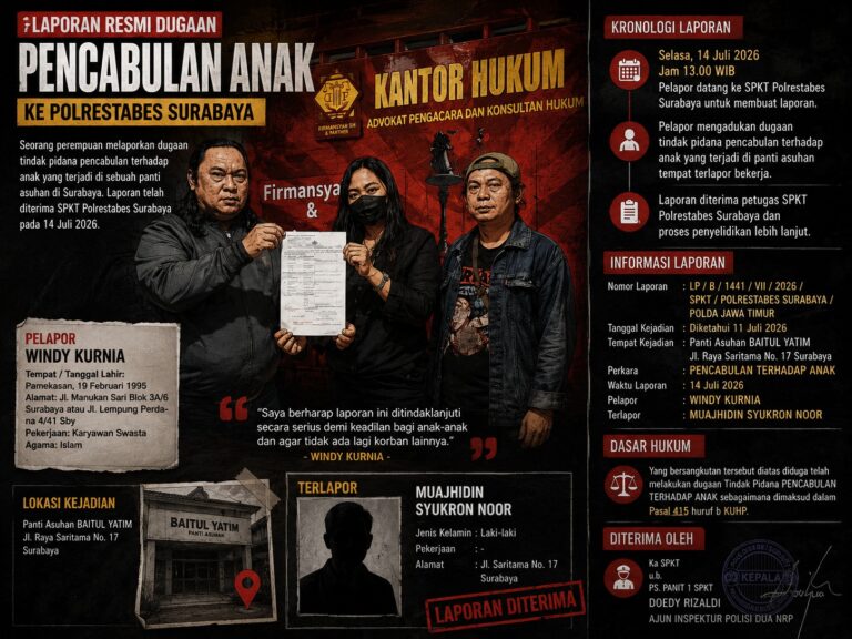 Pulang Merantau, Mantan TKW Syok Anak Tunanetranya Jadi Korban Seksual Anak Panti Asuhan