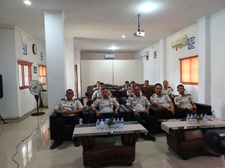 Lapas Sidoarjo Ikuti Rapat Analisis dan Evaluasi Capaian Kinerja Triwulan II Semester I Tahun 2026