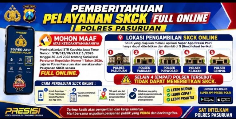 Tingkatkan Pelayanan, Kades Gajahrejo H. Kasiono Aktif Sosialisasikan SKCK Online ke Warga