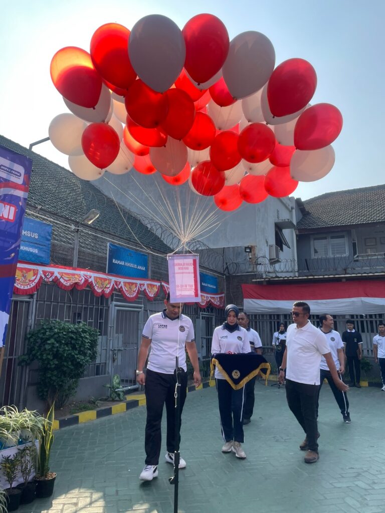 Lepas Balon Tandai Dimulainya PORSENAP 2026, Lapas Sidoarjo Kobarkan Semangat Sportivitas dan Kebersamaan