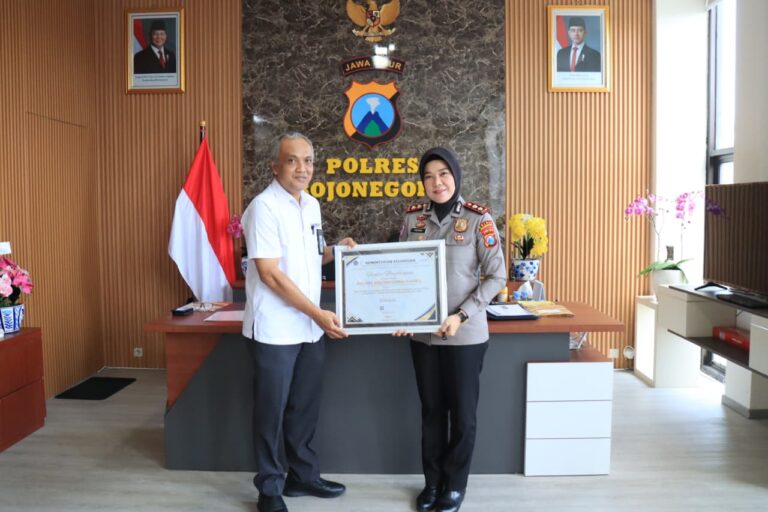 Polres Bojonegoro Raih Penghargaan Kemenkeu, Terbaik Pengelolaan DIPA di KPPN*