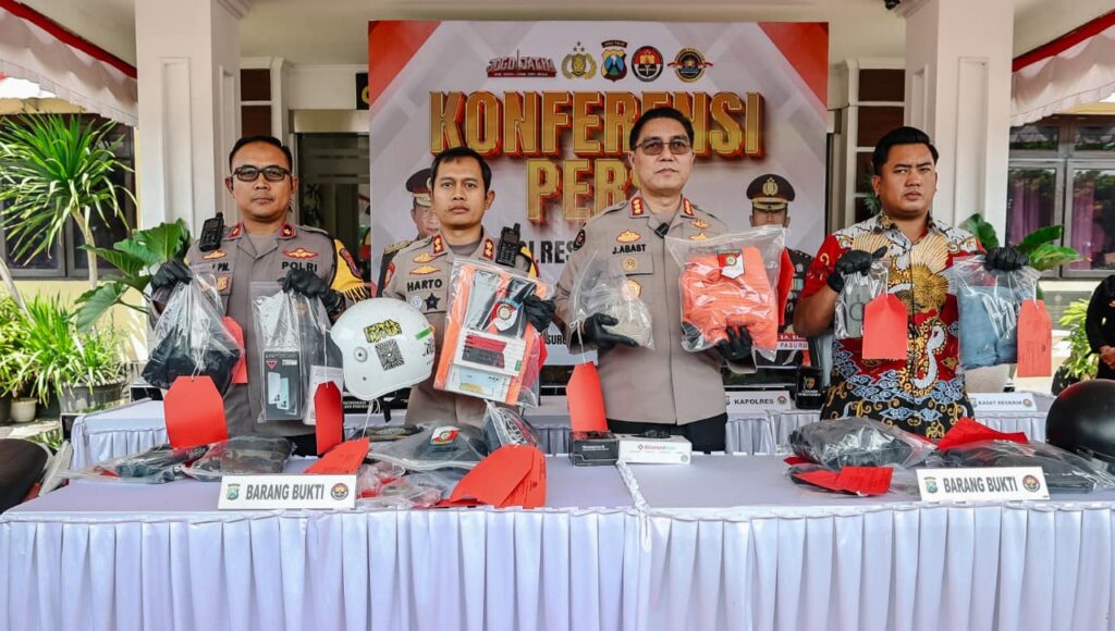 Polres Pasuruan Ungkap 5 Kasus Kekerasan di Jalur Malang–Surabaya, 7 Tersangka Diamankan*