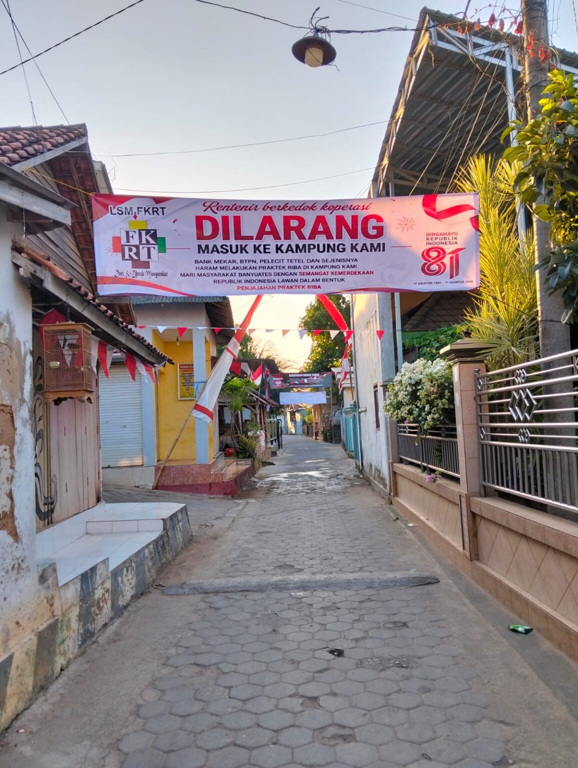 Merdeka Tanpa Hutang, Tanpa Narkoba: Warga Karang Barat Soroti Persoalan Sosial yang Masih Menghantui Masyarakat