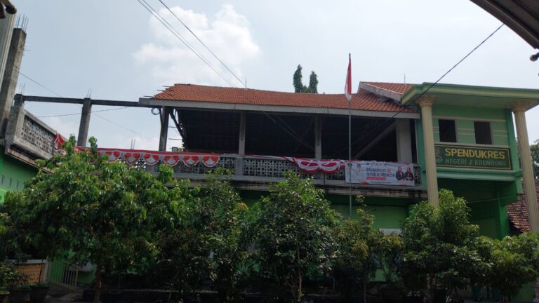 6 Tahun Mangkrak! Proyek Aula SMPN 2 Krembung Terbengkalai, Atap Rapuh Ancam Keselamatan 830 Siswa
