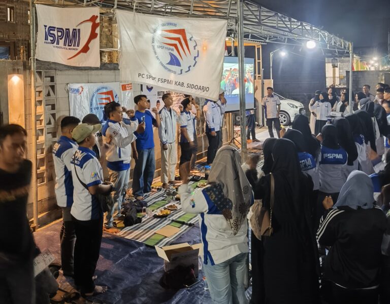 Pekerja Alih Daya Kapal Api Solid! SPDT FSPMI Sidoarjo Gelar Ratin Akbar dan Instruksikan Piket Solidaritas ke Tenda Mogok Kerja Porong
